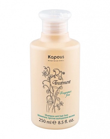 Шампунь против выпадения волос - Kapous Fragrance Free Treatment Anti Hair Loss Shampoo 250 мл