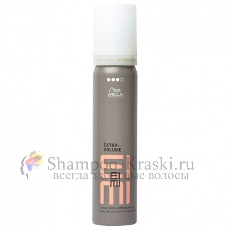 Пена для укладки сильной фиксации - Wella Professionals Eimi Extra Volume 75 мл