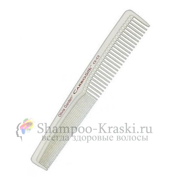 Olivia Garden Карбосилк Расческа Карбоновая №-5 для волос 230 С CS-C5