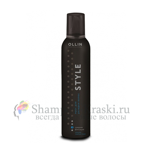Мусс для укладки волос средней фиксации Ollin Style Mousse Medium Hold 250 мл