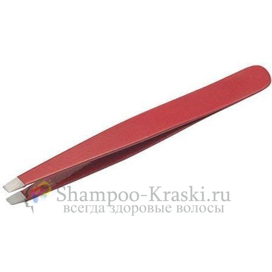 Пинцет РТ-357-RD Скошенный красный METZGER