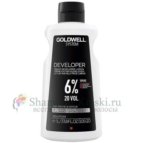 Окислитель 6% - Goldwell Topchic Developer Lotion - 6% 20 Vol 1000 мл