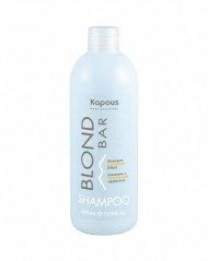 Шампунь с антижелтым эффектом - Kapous Professional Blond Bar Anti-yellow Shampoo 500 мл