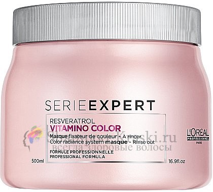 Маска фиксатор цвета для окрашенных волос - Loreal Vitamino Color Masque (Витамино колор) 500 мл Маска фиксатор цвета для окрашенных волос - Loreal Vitamino Color Masque (Витамино колор) 500 мл