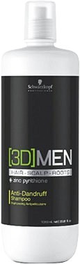 Шампунь против перхоти - Schwarzkopf Professional [3D]MEN Anti Dandruff Shampoo 1000 мл