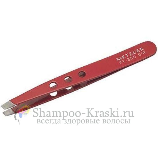 Пинцет РТ-360-D/R Скошенный матовый METZGER