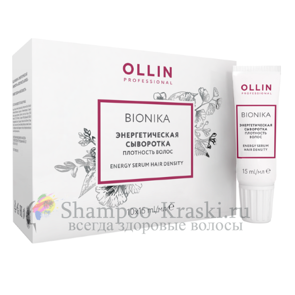 Энергетическая сыворотка "Плотность волос" Ollin BioNika Density Energy Serum 10*15 мл