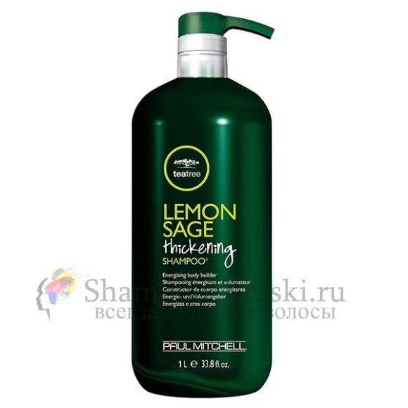 Объемообразующий шампунь с шалфеем и лимоном - Paul Mitchell Lemon Sage Thickening Shampoo 1000мл