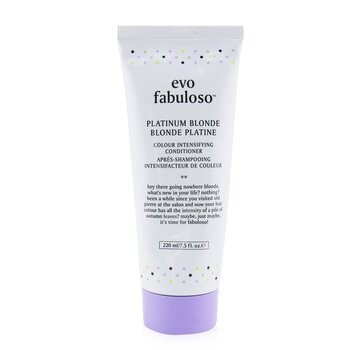 Тонирующий бальзам Evo Fabuloso Colour Intensifying Conditioner Platinum Blonde 220 мл