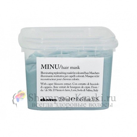 Восстанавливающая маска для окрашенных волос - Davines Essential Haircare Minu Hair Mask 250 мл