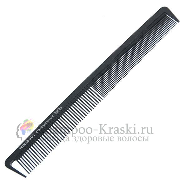 Расческа Карбон Антистатик Черная рабочая (22 см) 06925 Toni and Guy