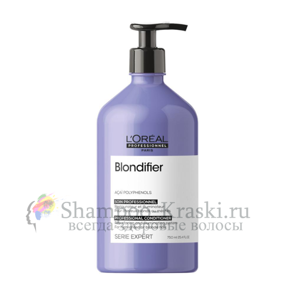 Кондиционер для осветлённых и мелированных волос Loreal Blondifier 750мл