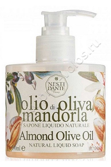 Мыло жидкое Nesti Dante Almond oOlive Oil Liquid Soap (Нести Данте Миндаль и Оливковое Масло) 300 мл.