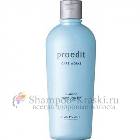 Шампунь для увлажнения жестких и непослушных волос - Lebel Proedit Through Fit Shampoo 300 мл