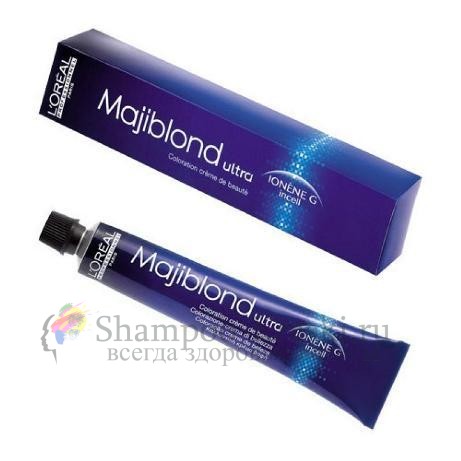 Краска для волос Loreal Majiblond ultra 900s (Очень яркий блондин)