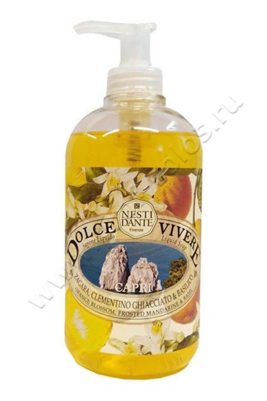 Мыло жидкое Nesti Dante Capri Liquid Soap (Нести Данте Капри) 500 мл.