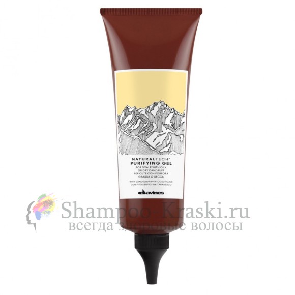 Очищающий гель против перхоти - Davines Purifying Gel 150 мл