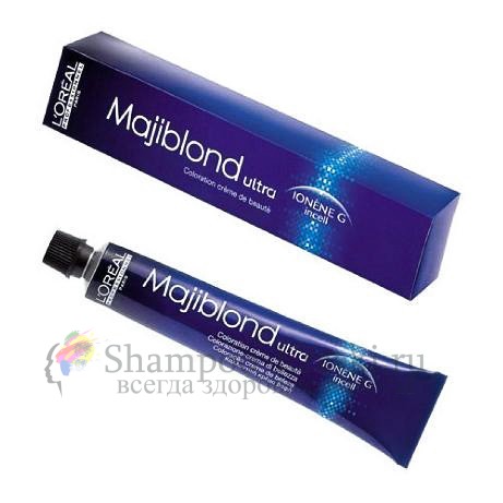 Краска для волос Loreal Majiblond ultra 901s (Очень яркий блондин светло-пепельный)