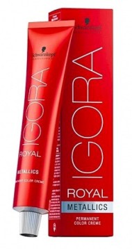 Средний коричневый пепельный фиолетовый - Schwarzkopf Professional Igora Royal Metallics 4-29 60 мл