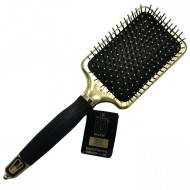 Olivia Garden Limited Edition 50th Anniversary Щетка-лопата массажная керамик+ион Черно золотой
