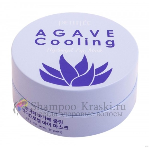 Petitfee Охлаждающие гидрогелевые патчи для век с экстрактом агавы Agave cooling hydrogel eye patch