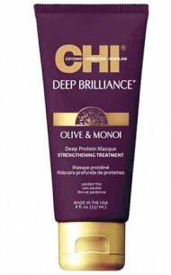 Протеиновая Маска Глубокий Уход - Chi Deep Brilliance Olive & Monoi Deep Protein Masque 237 мл Протеиновая Маска Глубокий Уход - Chi Deep Brilliance Olive & Monoi Deep Protein Masque 237 мл