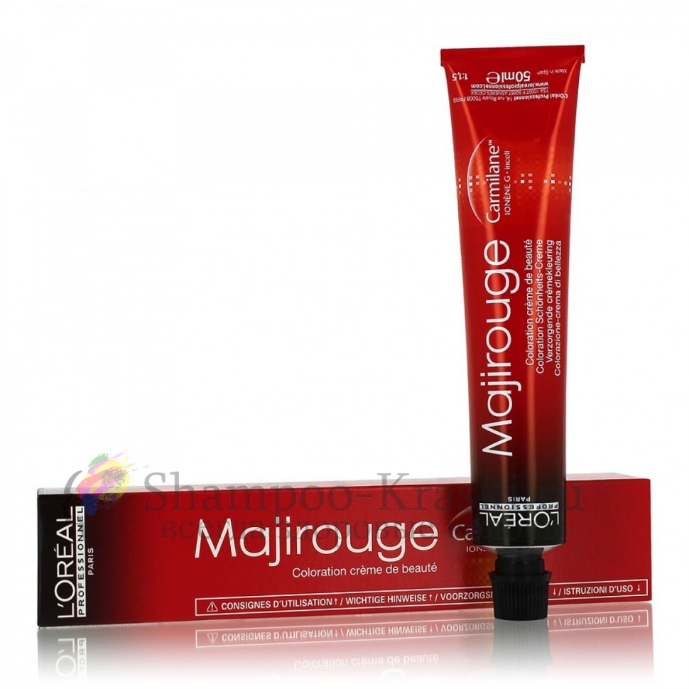 L'Oréal Majirouge Haarfarbe – Dauerhaft, Grauabdeckend, 50 Ml Tube, Mit Glanzeffekt