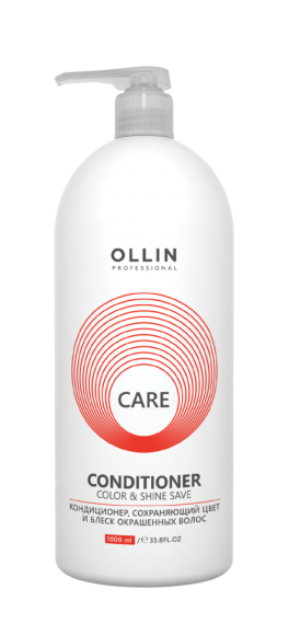 Кондиционер, сохраняющий цвет и блеск окрашенных волос Ollin Care Color Conditioner 1000 мл