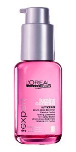 Несмываемый гель-флюид для блеска меллированных волос - Loreal Профешнл Lumino Contrast Leave-In Serum (Люмино контраст лив ин серум) 50 мл