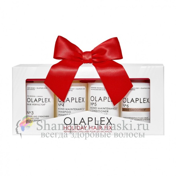 Набор Olaplex Holiday Hair Fix (cond/100ml + shmp/100ml + h/cr/100ml + ser/100ml)