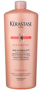 Шампунь для гладкости и лёгкости волос в движении- Kerastase Discipline Bain Fluidealiste 1000 мл Шампунь для гладкости и лёгкости волос в движении- Kerastase Discipline Bain Fluidealiste 1000 мл