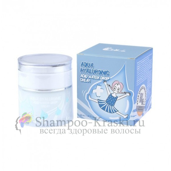 Elizavecca Крем увлажняющий Aqua Hyaluronic Acid Water Drop Cream 50 мл