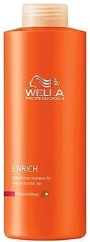 Питательный шампунь для объема нормальных и тонких волос - Wella Professional Enrich Volumizing Shampoo For Fine To Normal Hair 1000 мл Питательный шампунь для объема нормальных и тонких волос - Wella Professional Enrich Volumizing Shampoo For Fine To Normal Hair 1000 мл