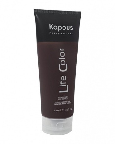 Оттеночный бальзам для волос "Life Color", песочный - Kapous Professional Life Color Balm Sand 200 мл