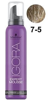 Средний русый золотистый - Schwarzkopf Igora Color Expert Mousse 7-5 100 m