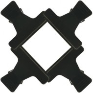 Зажимы "Бабочка"малые пластм.цвет.12шт.SIBEL черный