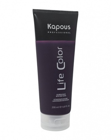 Оттеночный бальзам для волос "Life Color", фиолетовый - Kapous Professional Life Color Balm Violet 200 мл