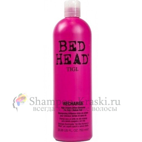 Шампунь для придания блеска волосам - Tigi Bed Head Superfuels Recharge Shampoo 750 мл