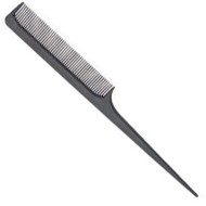 Расческа карбон с хвостиком Erika SС 019