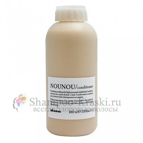 Питательный кондиционер, облегчающий расчесывание волос - Davines Nounou Nourishing Illuminating Conditioner 1000 мл