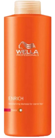 Питательный шампунь для увлажнения жестких волос - Wella Professional Enrich Moisturizing Shampoo For Coarse Hair 1000 мл