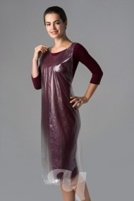 Фартук Чистовье полиэтиленовый Прозрачный 120x70 см 50 шт