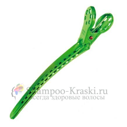 Зажимы для волос Clip L GREEN Y.S.Park Professional (5 шт. в упаковке)