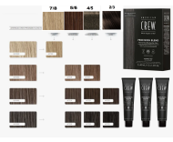 Краска для седых волос темный оттенок 2/3 - American Crew Precision Blend Dark 3*40 мл