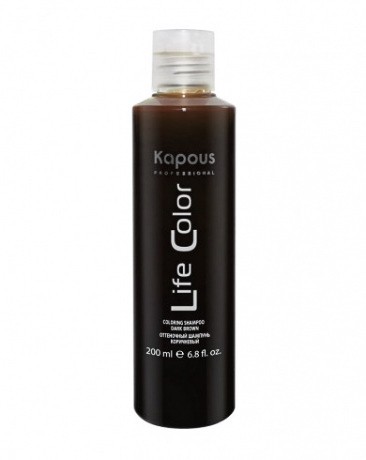Оттеночный шампунь для волос "Life Color", коричневый - Kapous Professional Life Color Brown 200 мл