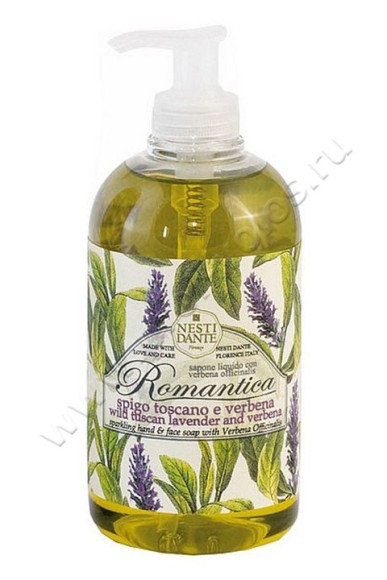 Мыло жидкое Nesti Dante Wild Tuscan Lavender & Verbena Liquid Soap (Нести Данте Дикая Тосканская Лаванда и Вербена) 500 мл.