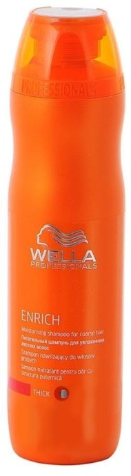 Питательный шампунь для увлажнения жестких волос - Wella Professional Enrich Moisturizing Shampoo For Coarse Hair 250 мл Питательный шампунь для увлажнения жестких волос - Wella Professional Enrich Moisturizing Shampoo For Coarse Hair 250 мл