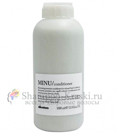 Защитный кондиционер для сохранения цвета волос - Davines Essential Haircare Minu Conditioner 1000 мл