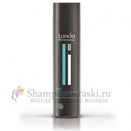 Шампунь для волос и тела - Londa Men Shampoo For Hair and Body 250 мл