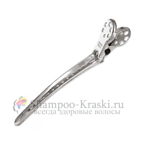 Зажимы для волос Clip L SILVER Y.S.Park Professional (5 шт. в упаковке)